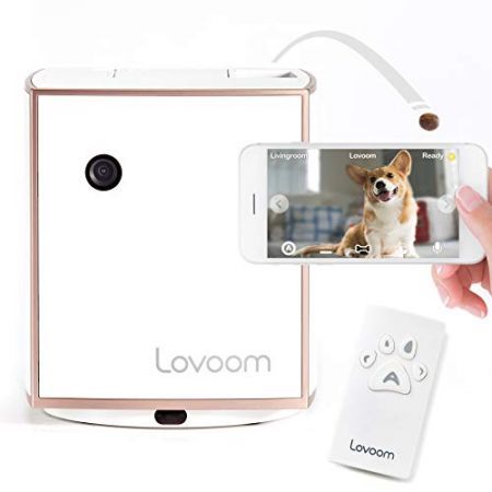 [해외]Lovoom Pet Camera  Kibble Tossing Play, Wi-Fi Ki