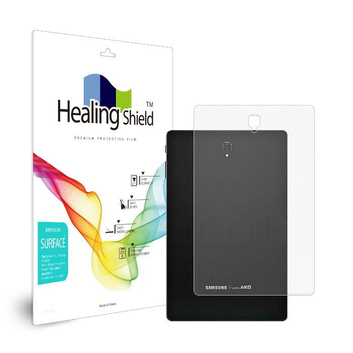 폰트리 힐링쉴드 삼성 갤럭시 탭S4 LTE 후면 버츄얼스킨 매트 외부보호필름 2매