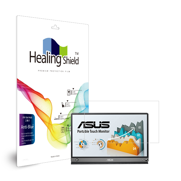 에이수스 젠스크린 MB16AMT 휴대용 모니터 블루라이트차단 액정보호필름