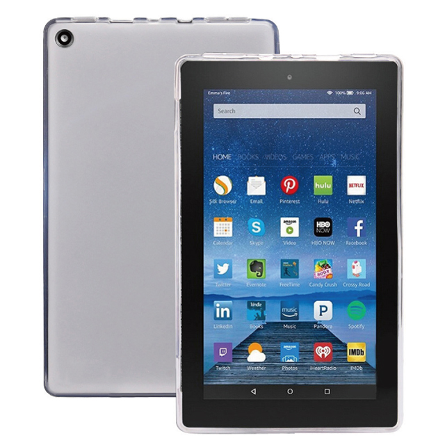 2020 2019 아마존 파이어 HD 10  반 투명 케이스 9세대