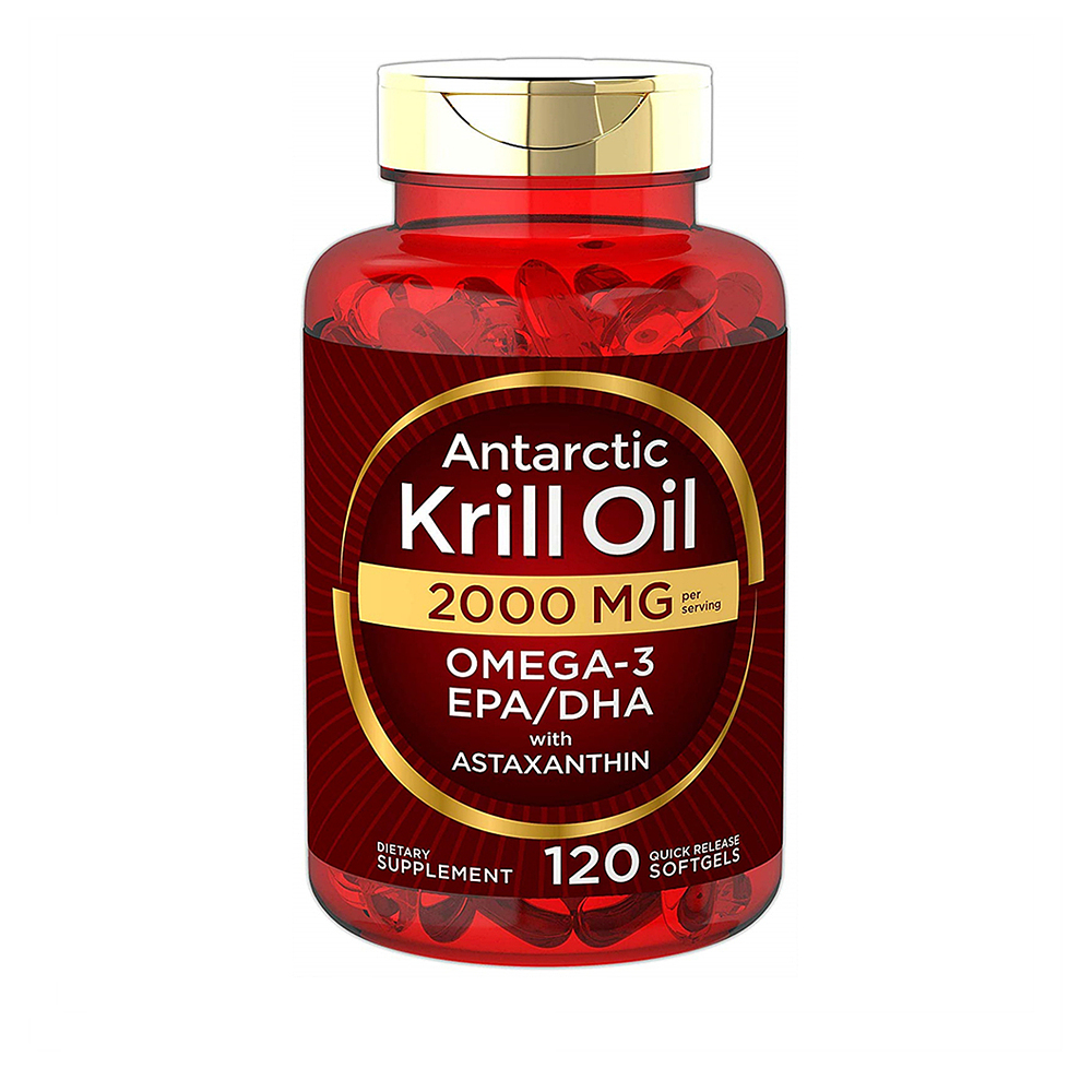 [해외]Carlyle Antarctic Krill Oil 칼라일 남극 크릴 오일 2000mg 120소프트젤