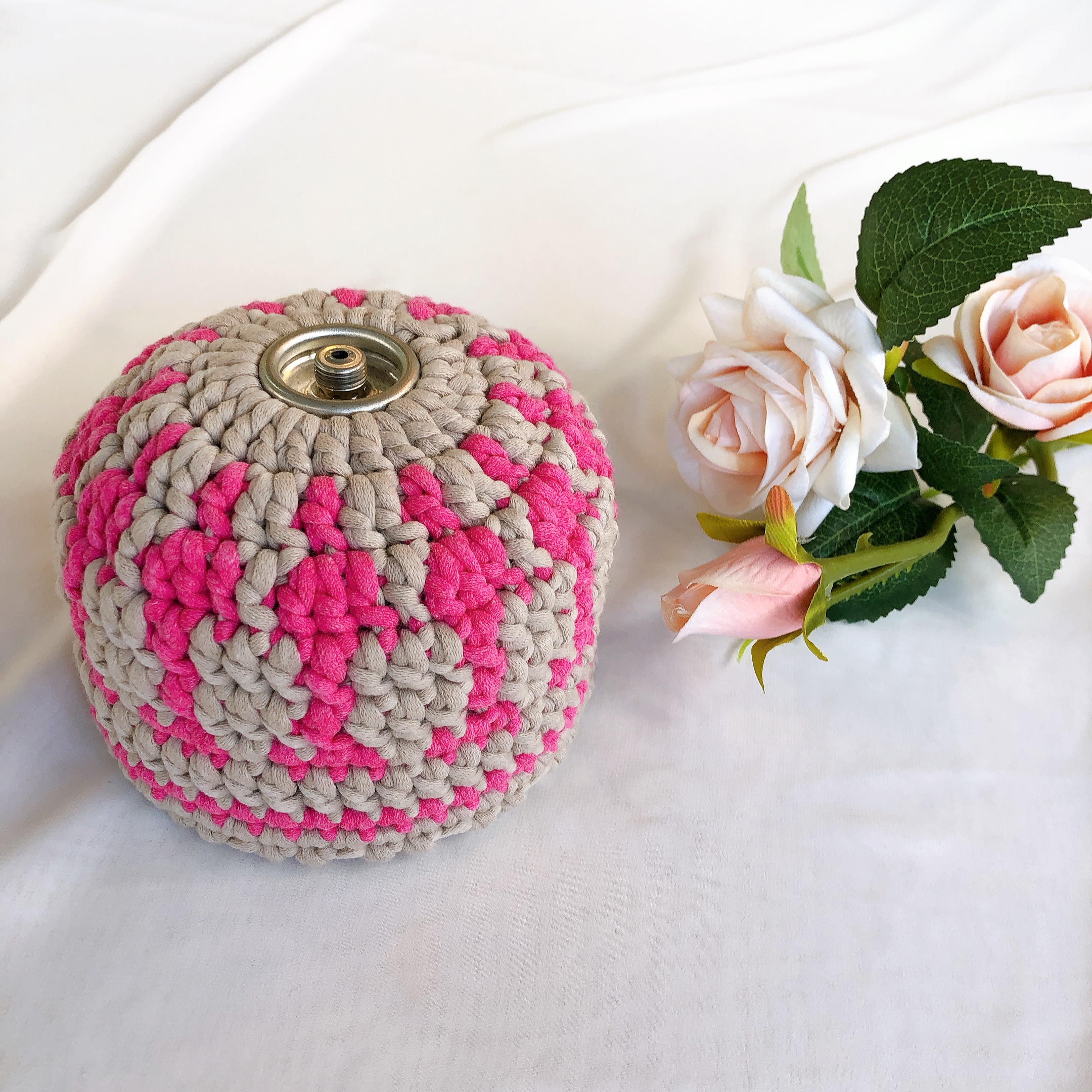 [코바늘 DIY] 뽀인트 캠핑가스 워머 / 이소가스 케이스 핸드메이드 만들기 패키지 코나