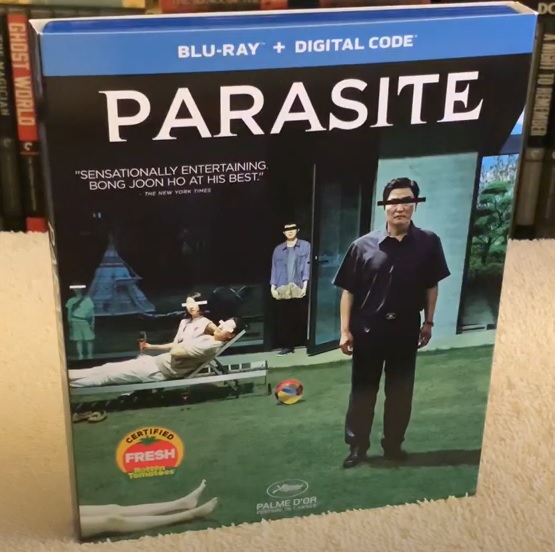 (무료배송,북미판,디지팩커버추가)기생충 블루레이Parasite Blu ray-봉준호Q&A포함,한글자막없음,지역코드A(한국,미국 동일 지역코드)-한국어,프랑스어더빙,영어자막
