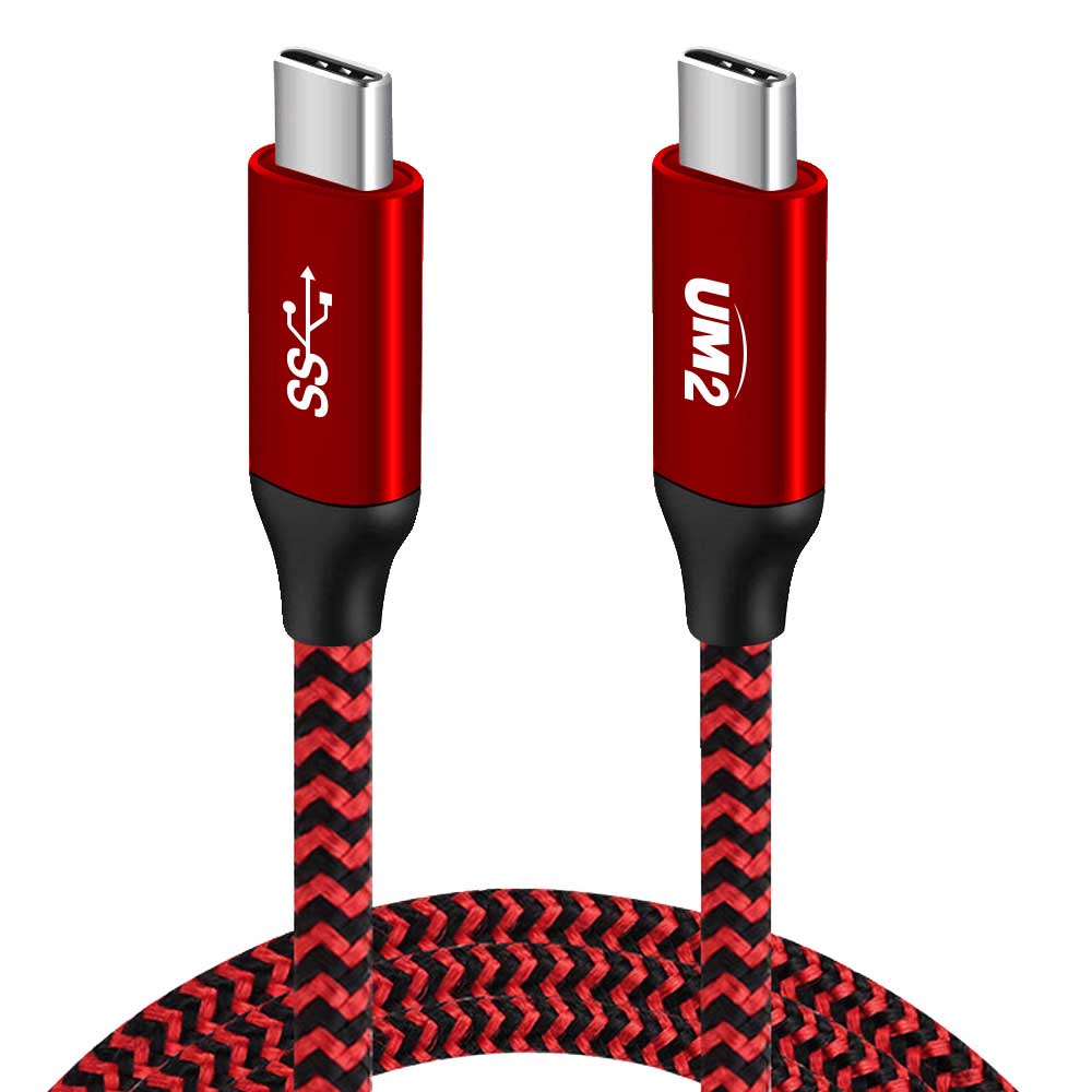 UM2 CPD60W C TO C 타입 고속충전케이블 2M Red
