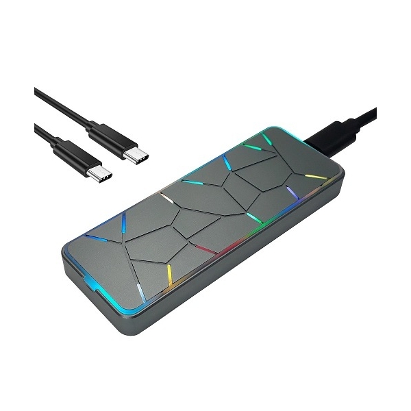 PNC PARTNER PNC PARTNER  EVEREST CLUB RGB M.2 NVMe SSD 외장 케이스 (하드미포함)