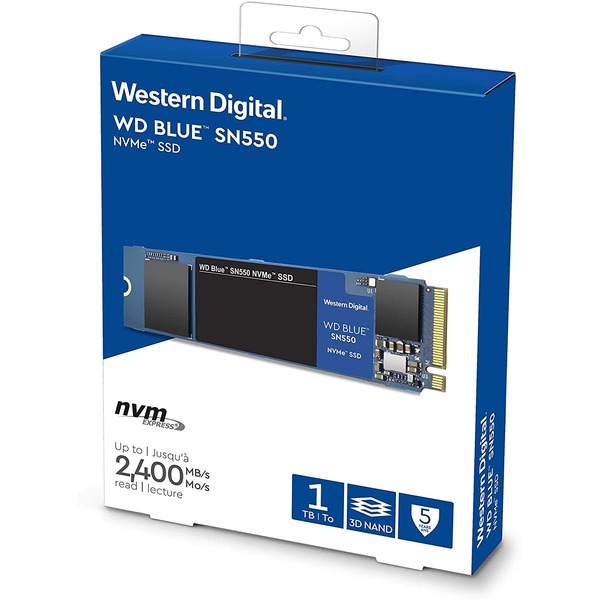 [해외]웨스턴디지털 WD Blue SN550 1TB NVMe Internal SSD