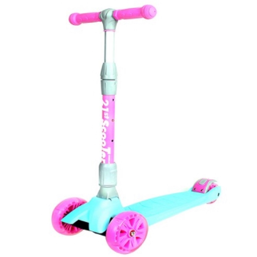 21st 마카롱 접이식 킥보드_핑크