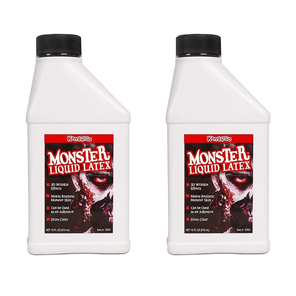 [해외]Kangaroo 몬스터 리퀴드 라텍스 473ml 2팩 Kangaroo's Monster Liquid Latex - 16oz Pint - Creates