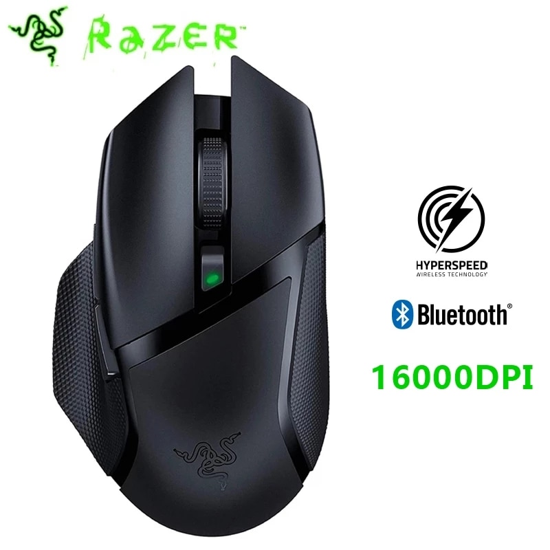 [해외]기존 Razer Basilisk X Hyperspeed 마우스 무선 게임 블루투스 컴퓨터 마우스 16000DPI 광학 센서 USB 마우스 PC 용