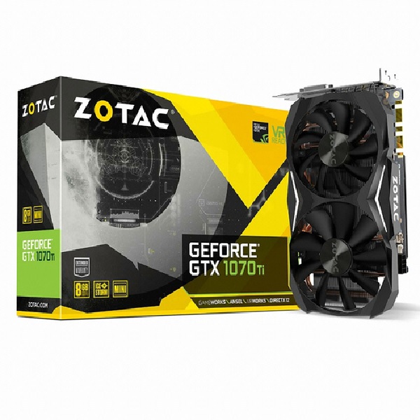 [중고]ZOTAC AMP 지포스 GTX1070 Ti AIR D5 8GB AS 1개월
