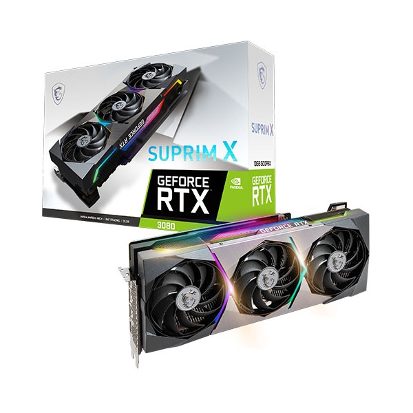[중고][중고] MSI RTX 3080 슈프림 X D6X 10GB 트라이프로져2S