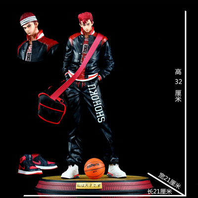 [해외]슬램덩크 SLAM DUNK 피규어 신형 미펀공예 꽃도콜라 사쿠라우드박스 오피스 팹리스 모형