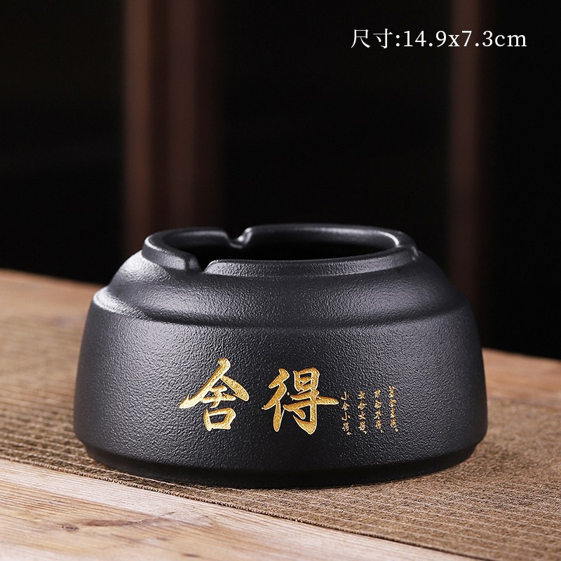 [해외]레트로 재떨이 꽁초함 꽁머니 공방 부착식 거실