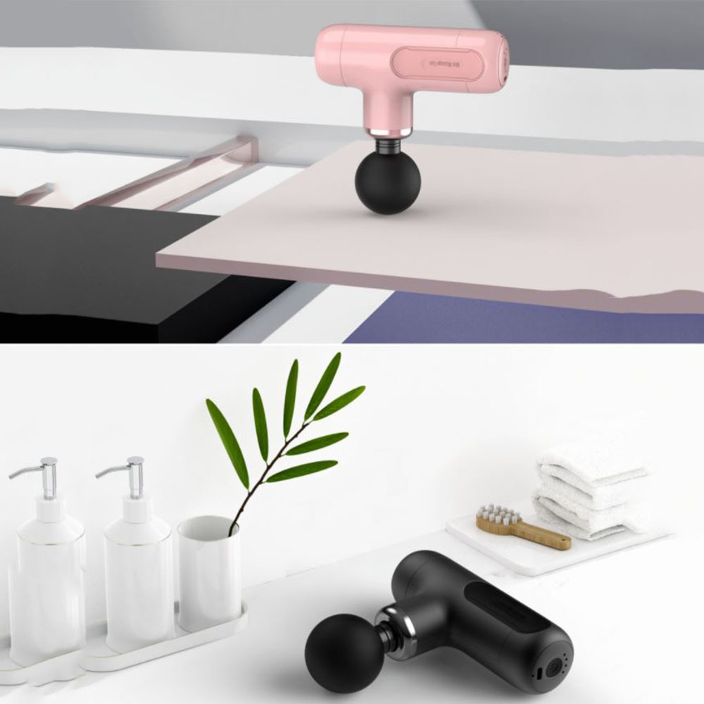 마사지건 다리 종아리 손 어깨 목 핸드안마기 포터블 팔마사지기 무선 c타입 usb충전식