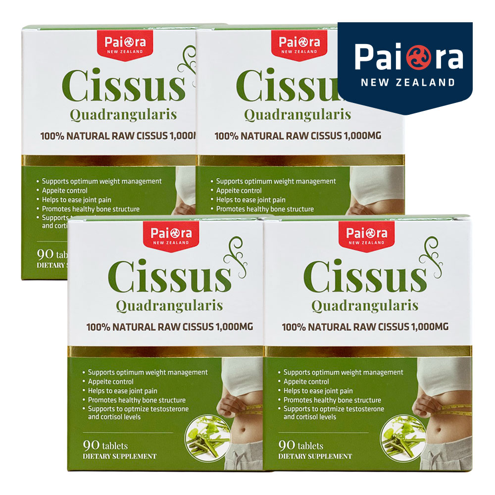 [해외]파이오라 시서스 100%인도산 식물성 고유원료추출 시저스 1000mg 90정 4통 뉴질랜드제조