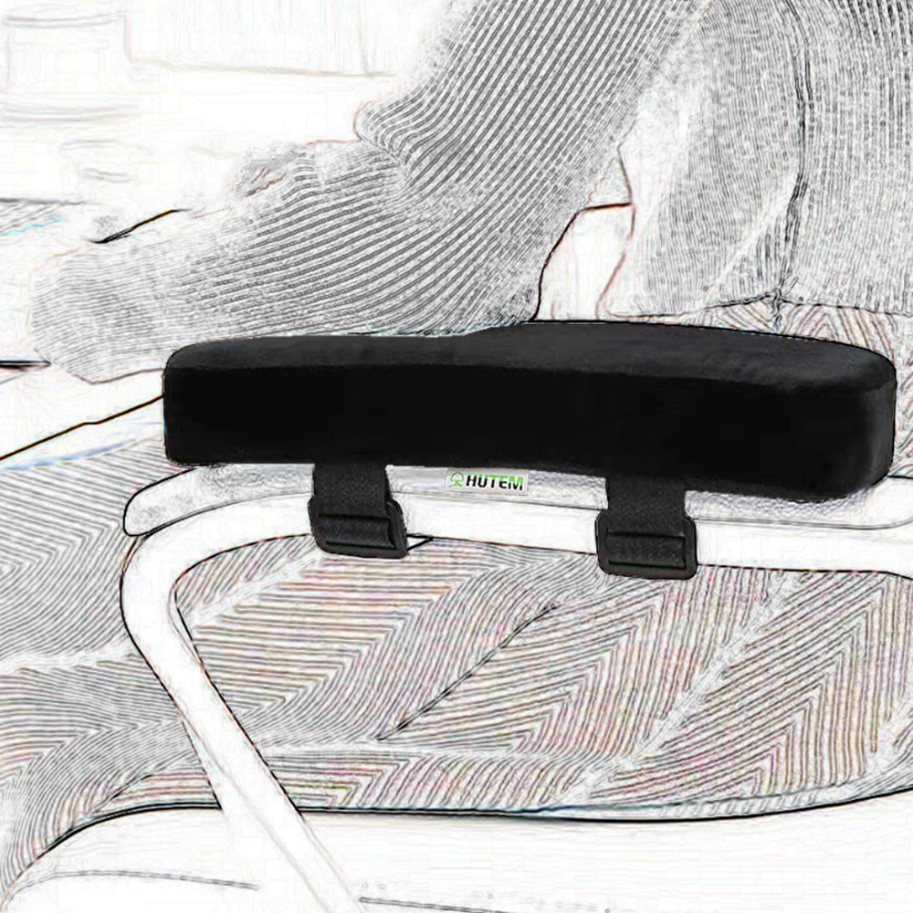 (주)현성글로벌 휴템 고탄성폼 의자 팔걸이쿠션 팔꿈치 팔받침대 팔쿠션 1P