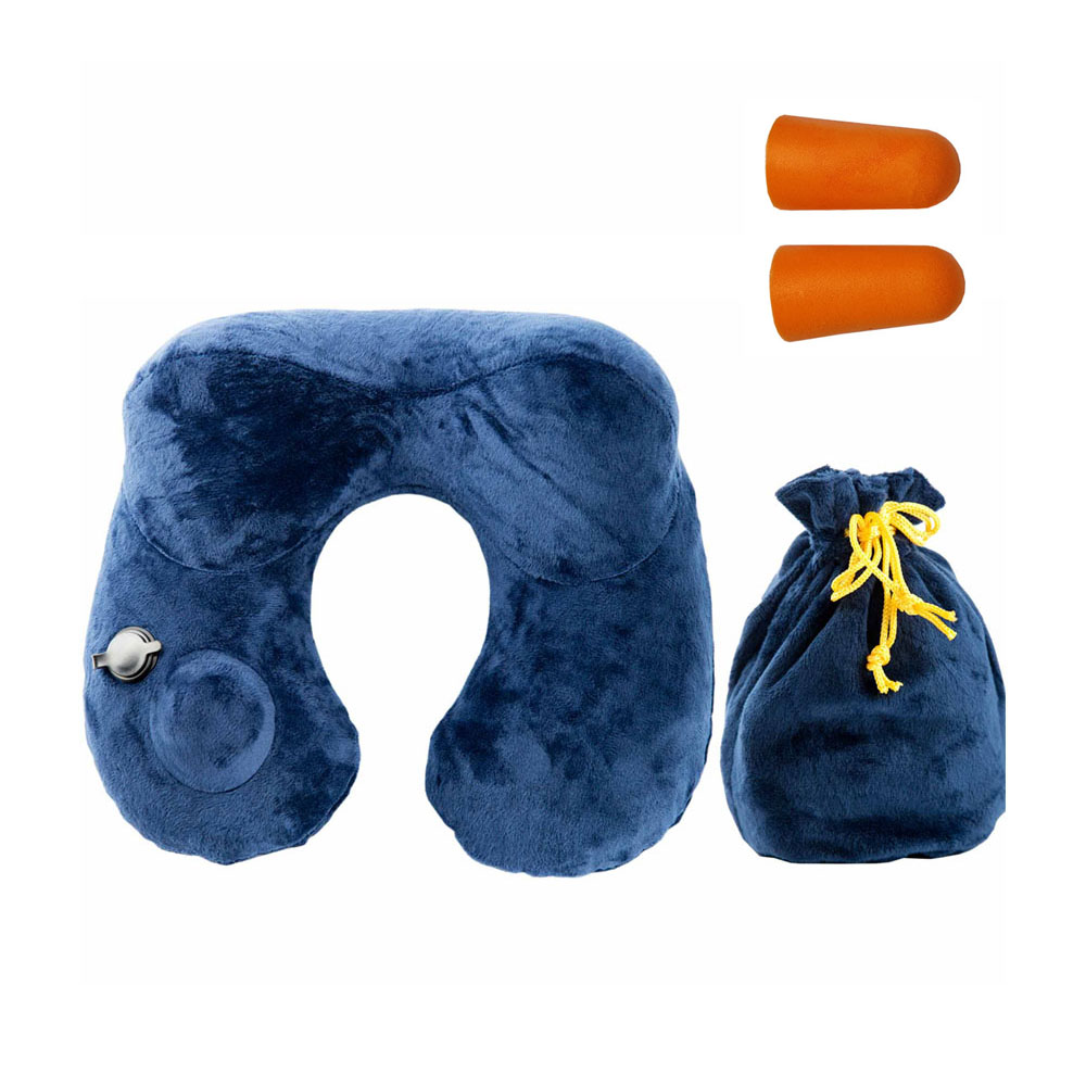 여행용목베게 아툼 에어펌프 여행용 목쿠션 휴대가간편한 기내용 목배게 귀마개포함