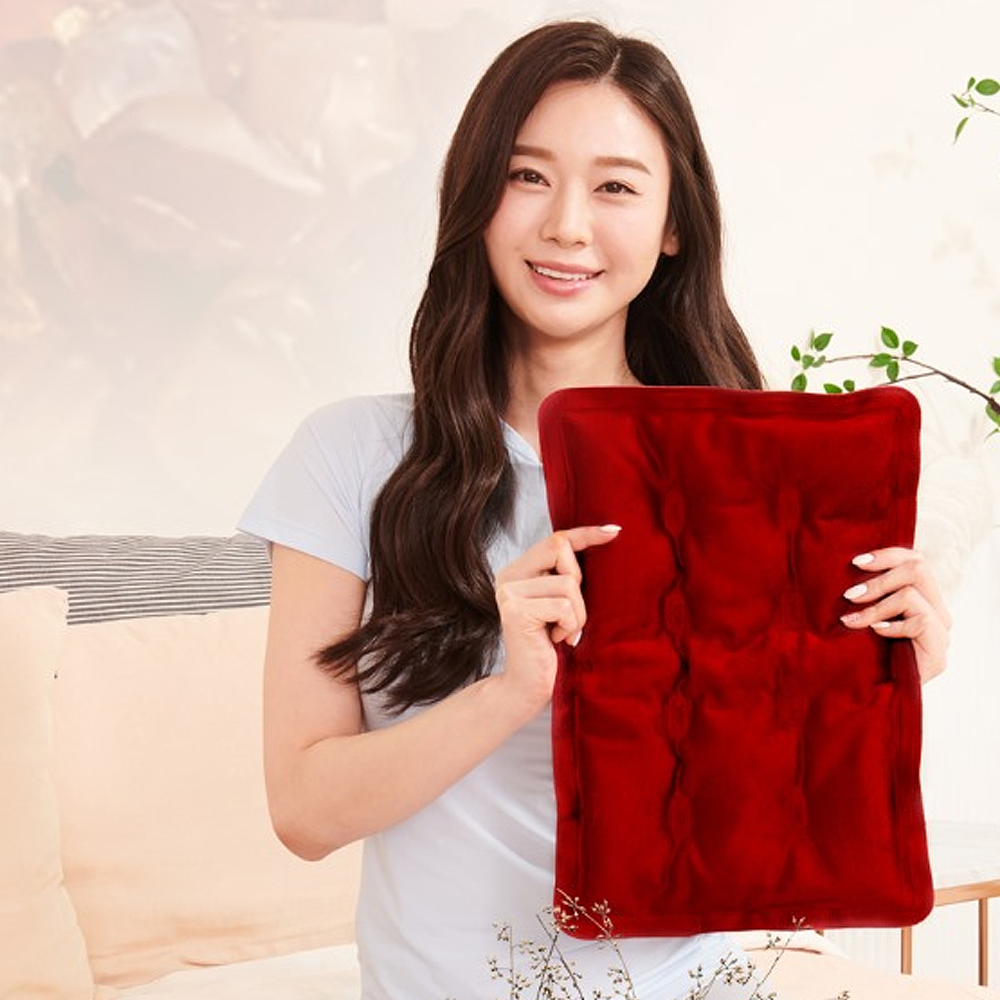 찜질팩 원적외선 극세사 전자렌지가능 냉찜질 온찜질 겸용 홍마노 멘토