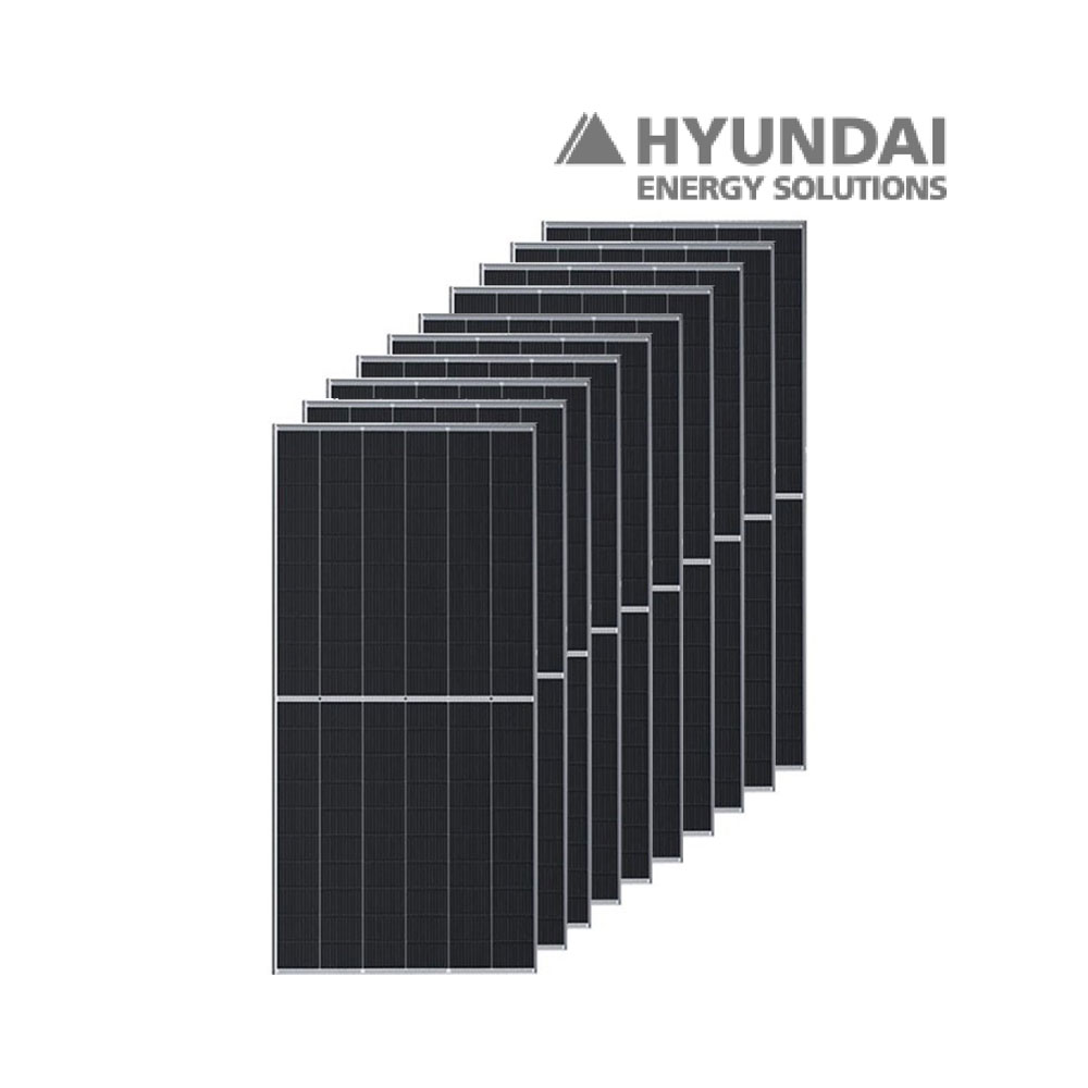 현대 485W 10EA 현대 단결정 태양전지 판넬모듈 태양광패널 1팔렛트 판매