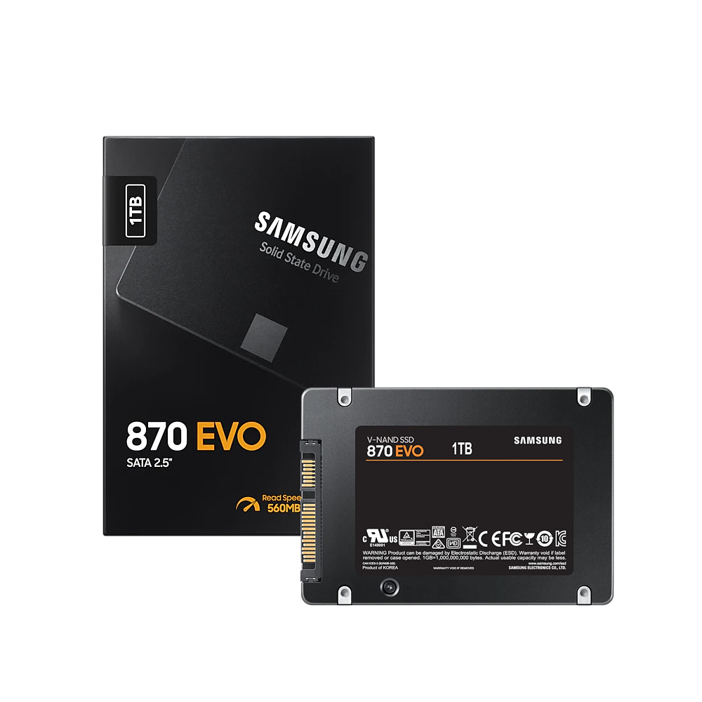 삼성 SSD 노트북 컴퓨터 SATA 하드 870 EVO 1TB