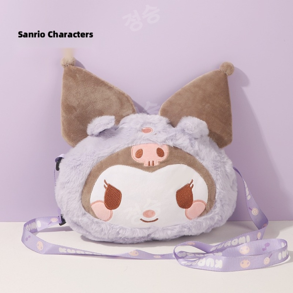 [해외]MINISO 미니소 산리오 쿠로미 시나모롤 마이멜로디 물주머니 보온 찜질팩 가방 크로스백