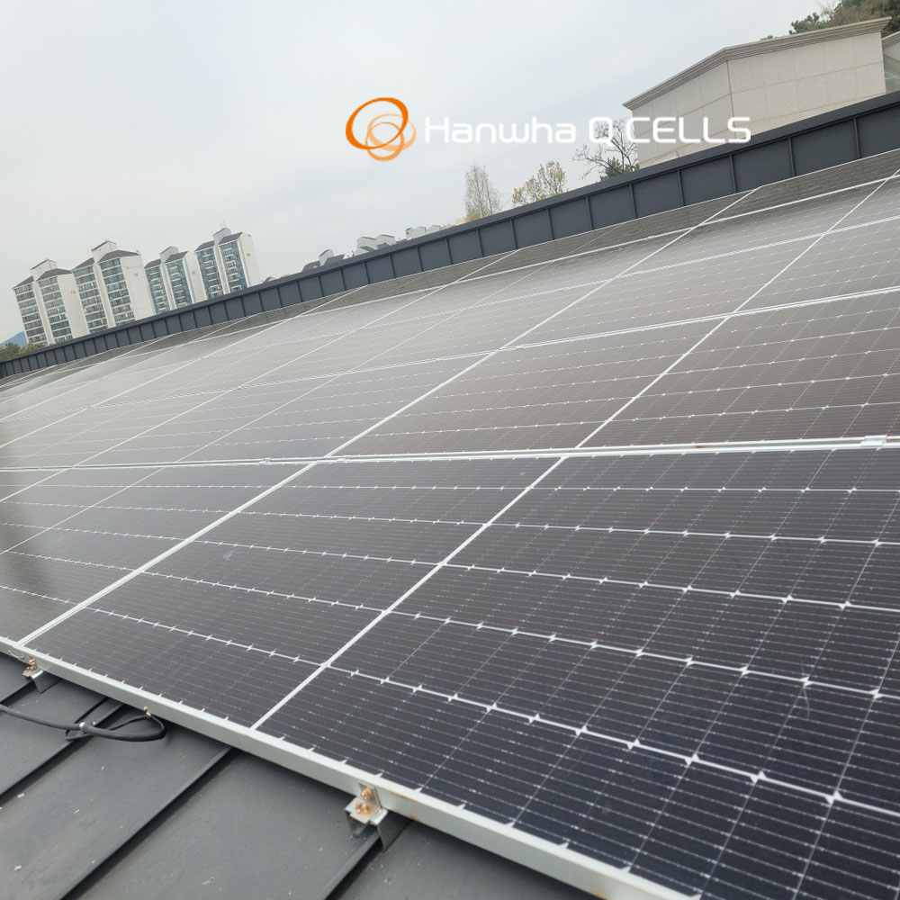 21kw 성남시 분당구 전원주택 지붕 부착형 태양광발전 태양전지 판넬모듈 전국설치