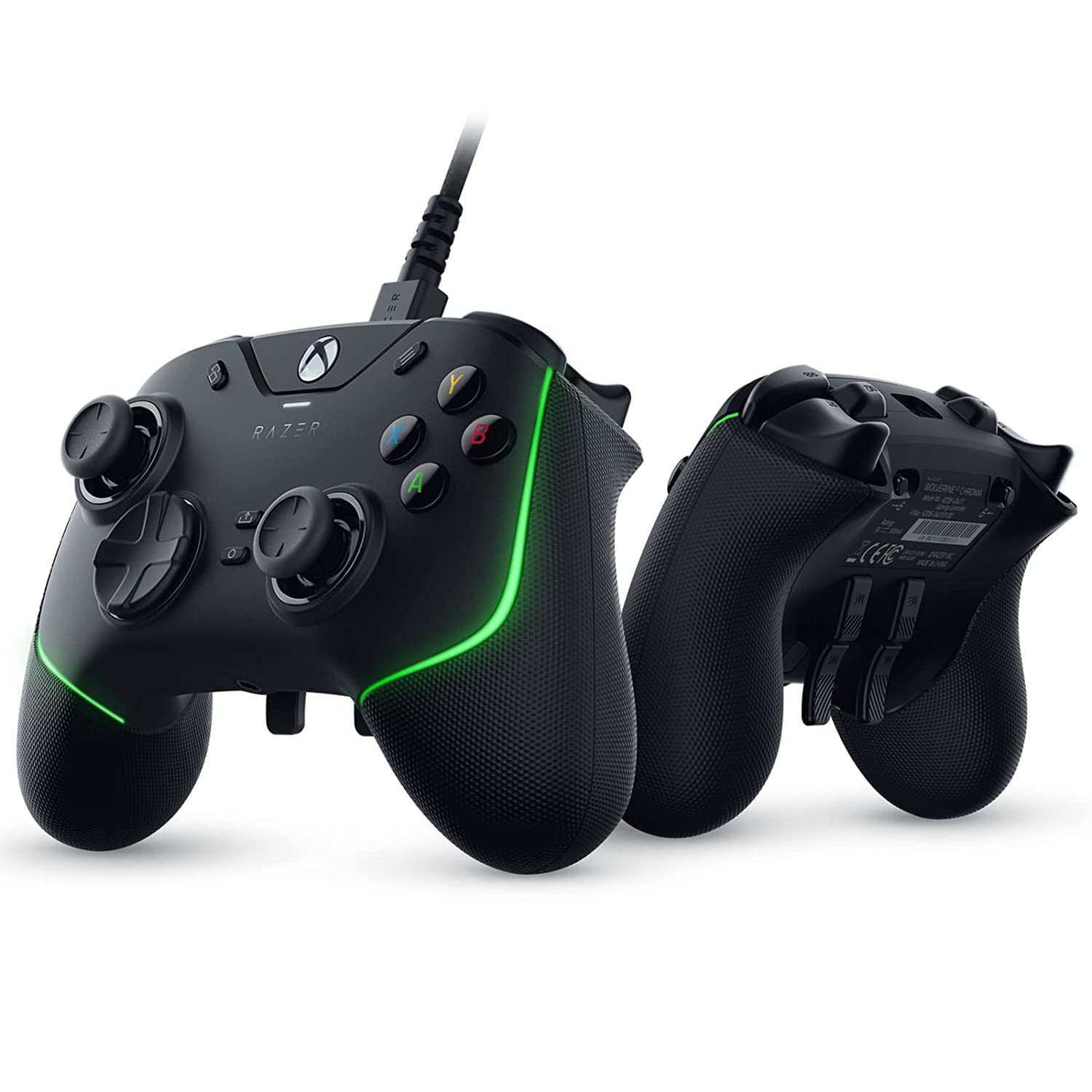 [해외]Razer 울버린 V2 크로마 유선 게임 프로 컨트롤러 RGB / Xbox 시리즈 X S One