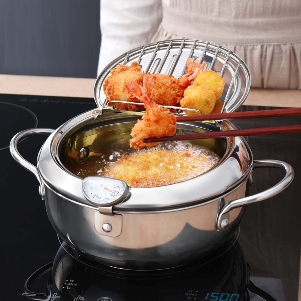 까사니 스텐 프라이어팟 2.2L 인덕션 튀김기