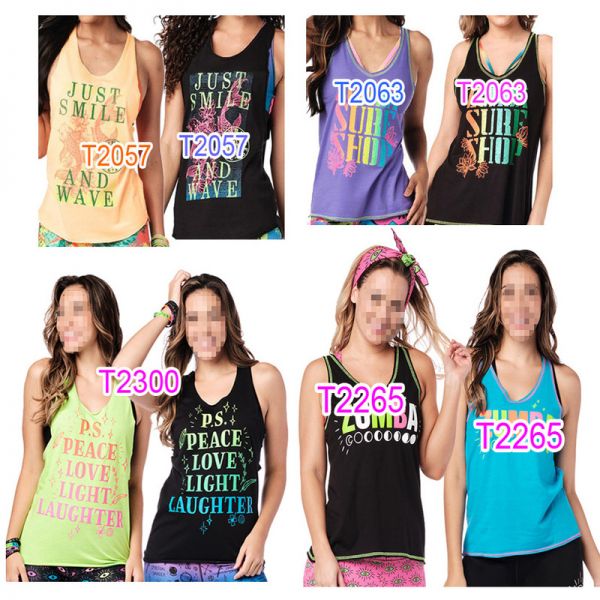 UnKnown [해외]줌바댄스복장 ZUMBA 셔츠 줌바 방송댄스복 복장 줌바복 방송 마미 줌바댄스옷 에어로빅복 줌바티