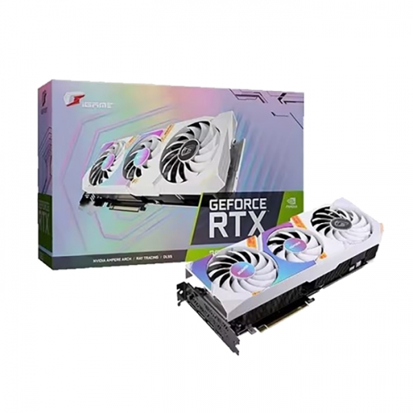 [중고][중고] Colorful iGAME 지포스 RTX 3060 Ti Ultra OC D6X 8GB White
