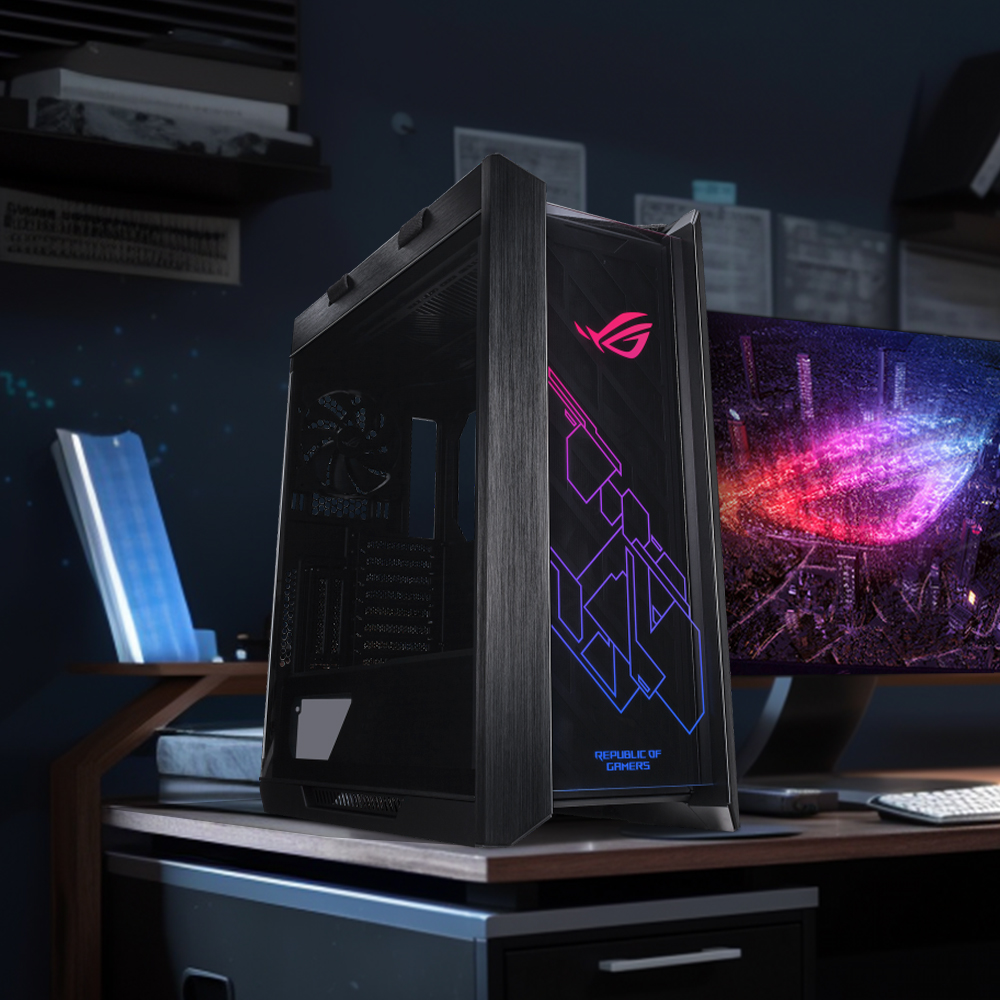 ASUS ROG STRIX HELIOS 블랙 GX601 게이밍 PC 케이스 Aura Sync 3단 먼지필터