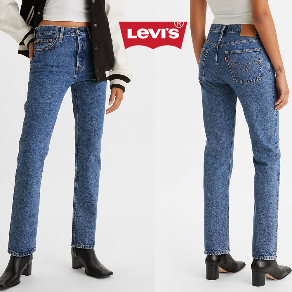 리바이스 [해외]리바이스 501 오리지널 핏 여성 청바지 Shout Out Stone