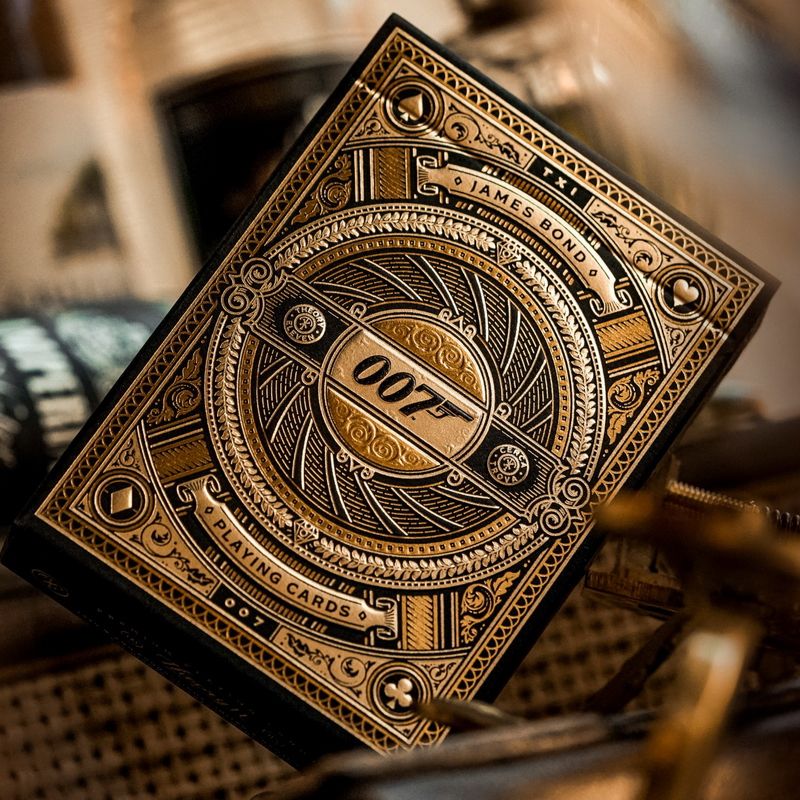 101402협력사 [해외]007 제임스본드 포커 카드 홀덤 게임 트럼프 고급 디자인 카지노 셔플 선물
