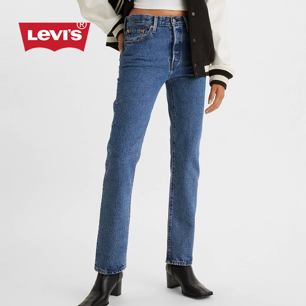 리바이스 [해외]리바이스 프리미엄 501 오리지널 핏 여성 청바지 Shout Out Stone