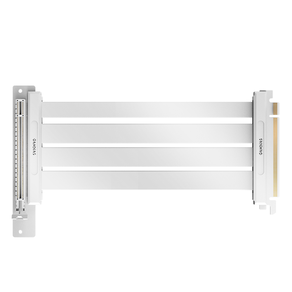 GAMDIAS PCIE 4.0 라이저 케이블 화이트