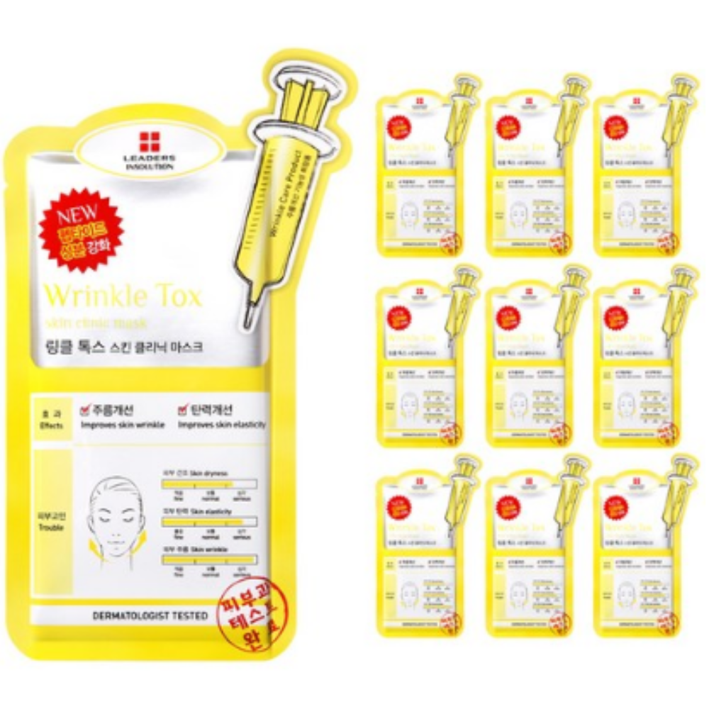 산성앨엔에스 리더스 인솔루션 링클톡스 마스크팩 25ml 10매