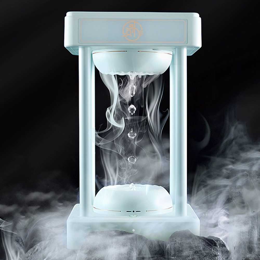 [해외]무중력물방울 모래시계 반중력 거꾸로 물멍 가습기