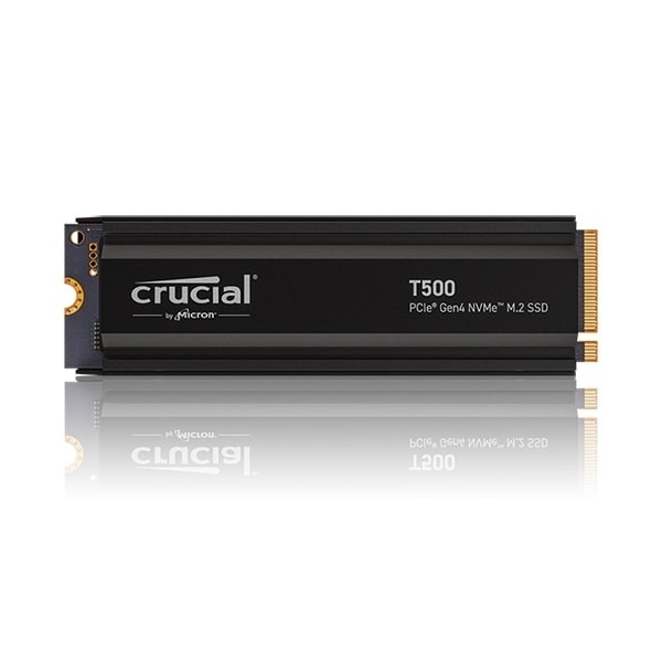 마이크론 Crucial T500 히트싱크 M.2 NVMe 아스크텍 (2TB)