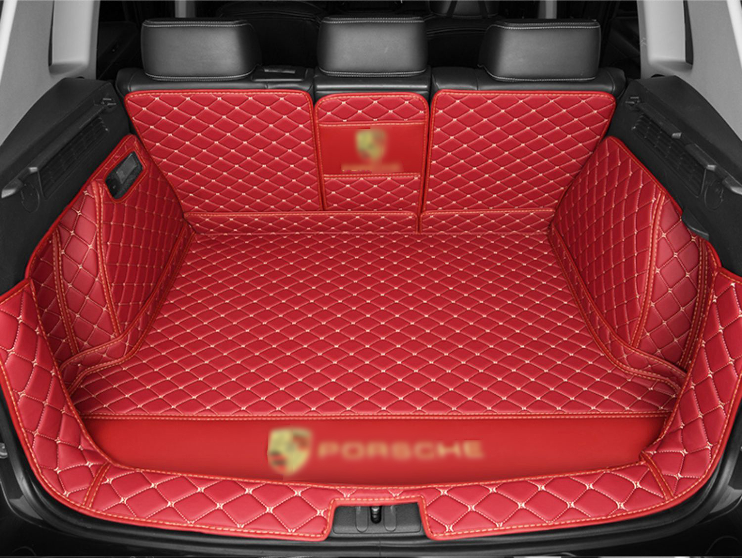 [해외]포르쉐 트렁크매트 카이엔 파나메라 쿠페 마칸 박스터 카이맨 타이칸 누빔 단품