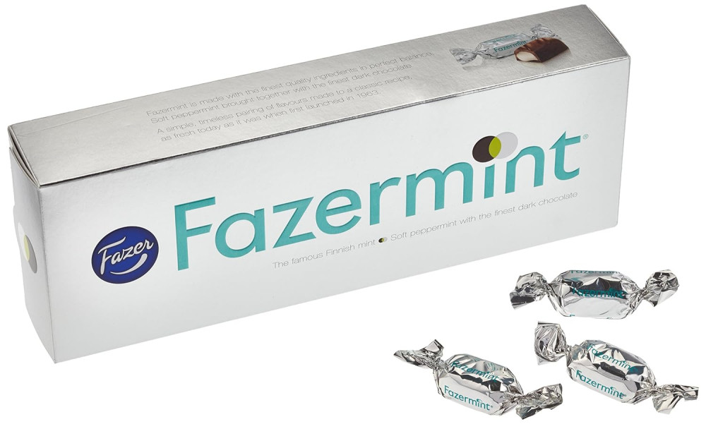 [해외]Fazer 파제르 민트 크림 초콜릿 320g x 2 핀란드 필링 치약맛 초코 간식 선물 추천 커피와 크리스마스 데이