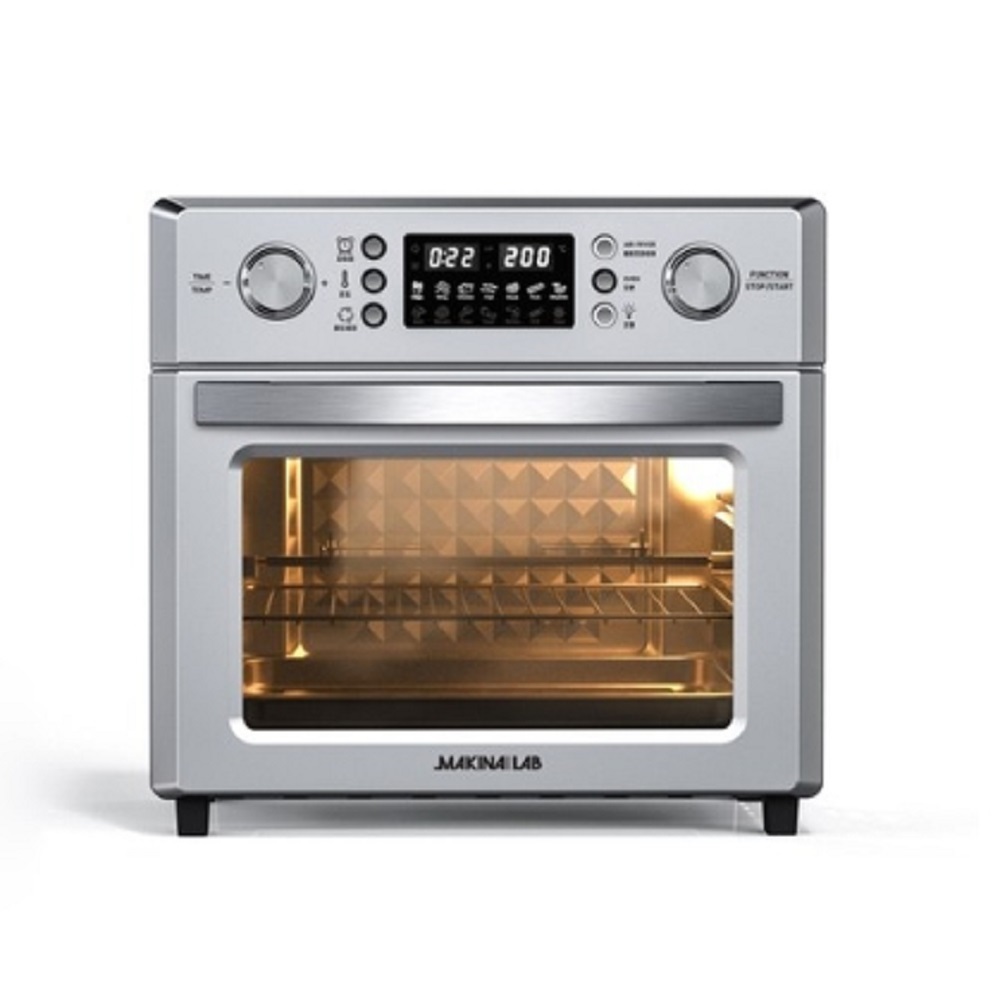 마키나랩 14가지 기본메뉴 내부 올스테인레스 대용량 25L 에어프라이어오븐_실버