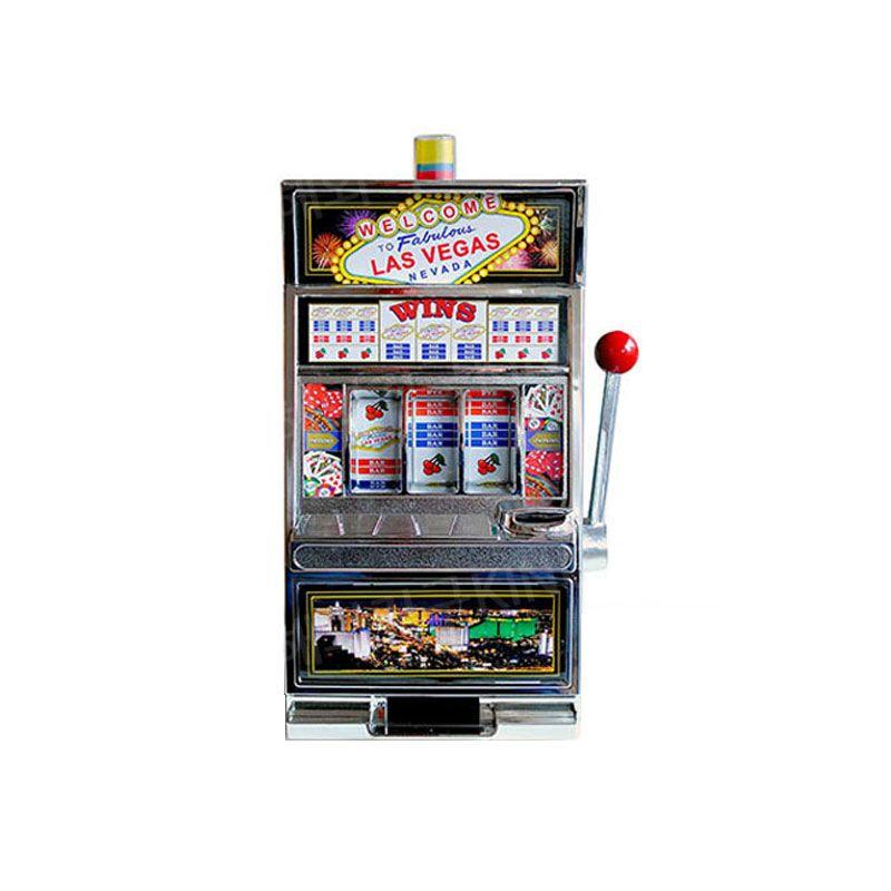 [해외]라스베가스 미니 슬롯머신 게임 파친코 저금통 카지노 잭팟 기계