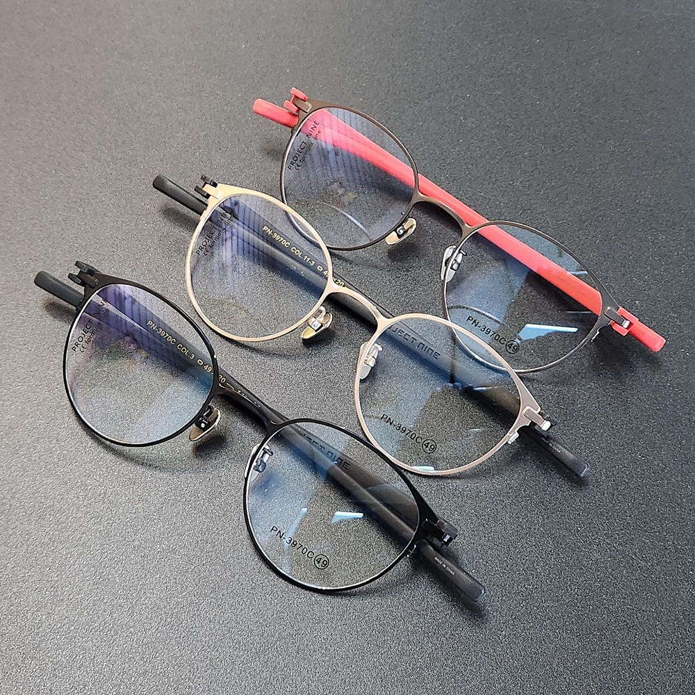 마이더스옵티컬 프로젝트나인 PN 3970C 포뮬러라인 우레탄다리 가벼운 메탈안경테 박항서 감독님 안경