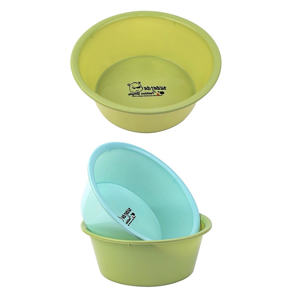 미니 다라 대야 다라이 통 욕조 원형 빨래 바게스 세수 족욕 캠핑용 대아 목욕 물통 플라스틱 여행용 세숫 욕실 바스켓 다용도