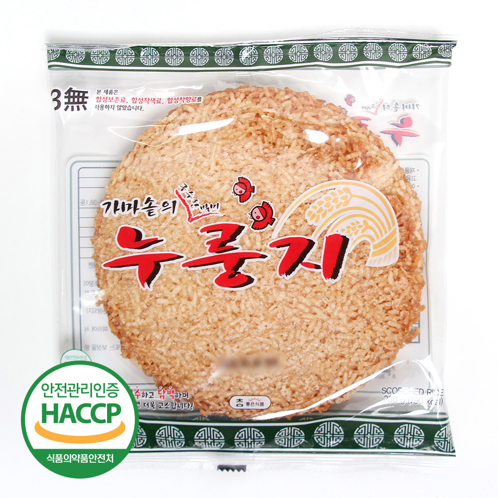 가마솥의 구수한 별미 누룽지 200g, 참좋은식품, 미국산 칼로스쌀, HACCP