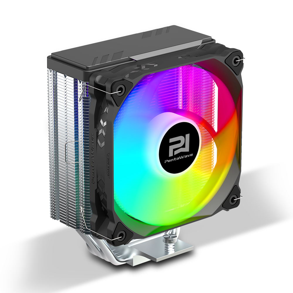 펜타웨이브 Ｚ04E SRB ARGB 싱글 타워형 공랭 정방향 인텔 소켓 LED라이트 쿨러