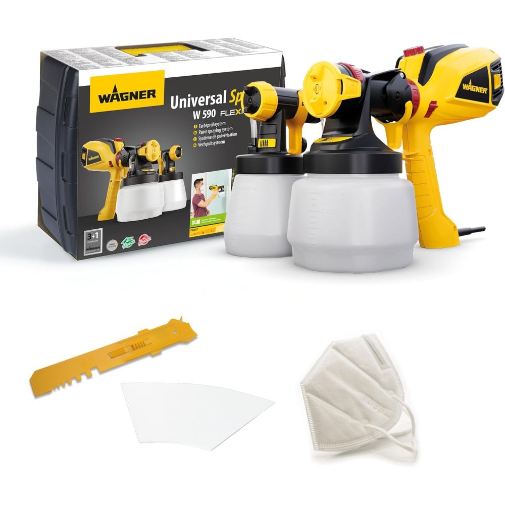 상품상세참조 [해외]와그너 wagner 플렉시오 컬러 스프레이 W590 실내 실외 페인트 분사기 분무기