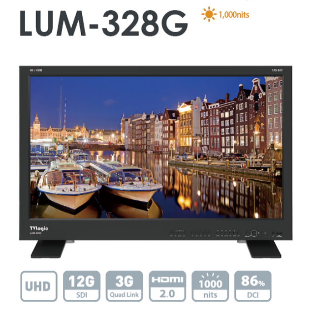 TVLogic LUM-328G/ 32인치 4K/UHD Brightness HDR Monitor