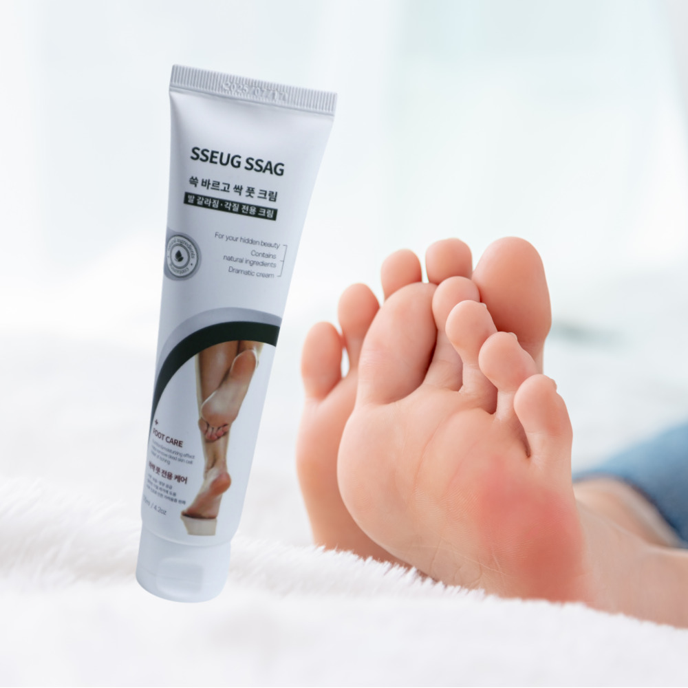 발각질 제거 풋케어 도꼬마리 2배함유 쓱싹크림, 발냄새제거 무좀 연고 125ml