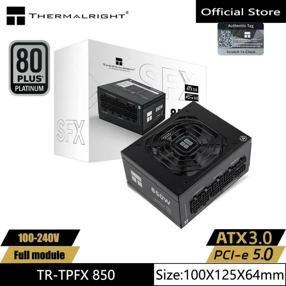 [해외]써멀라이트 쿨러 TPFX 플래티넘 파워 서플라이 850W 풀모듈 SFX 전원공급장치